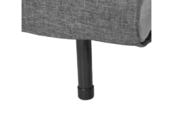 Banquette Convertible 1 Place En Tissu Gris Foncé FARRIS -Canapé Soldes Boutique canape 12662753