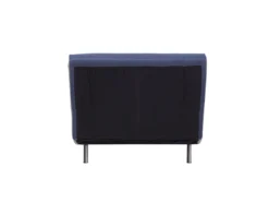 Banquette Convertible 1 Place En Tissu Bleu FARRIS -Canapé Soldes Boutique canape 12662805