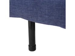 Banquette Convertible 1 Place En Tissu Bleu FARRIS -Canapé Soldes Boutique canape 12662807