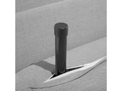 Banquette Convertible 1 Place En Tissu Gris Clair SETTEN -Canapé Soldes Boutique canape 12665493