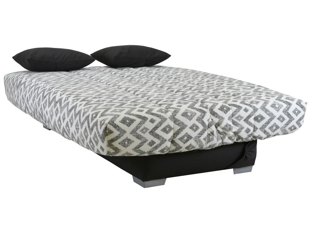 Canapé Convertible Clic-clac En Tissu Avec Matelas BULTEX Imprimé Losanges TULSA 4 Canapé Convertible Clic-clac En Tissu Avec Matelas BULTEX Imprimé Losanges TULSA – Image 4