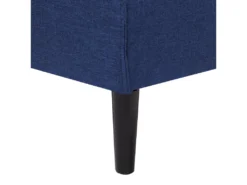 Canapé Convertible 3 Places En Tissu Bleu Marine VISBY -Canapé Soldes Boutique canape 12692581