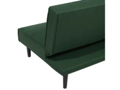 Canapé Convertible 3 Places En Tissu Vert Foncé VISBY -Canapé Soldes Boutique canape 12692635