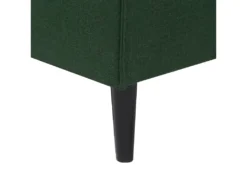 Canapé Convertible 3 Places En Tissu Vert Foncé VISBY -Canapé Soldes Boutique canape 12692637