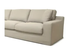 Hexagone - Canapé D'angle Fixe Gauche - Tissu Mastic - L 306 X P 190 X H 82 Cm - Street -Canapé Soldes Boutique canape 12873721