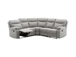 Canape Dangle Dont 2 Places Relax Manuel - Tissu Gris - Classique - L 230 X P 230 X H 100 Cm - HARVEY