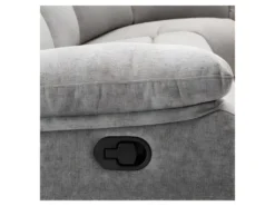 Canape Dangle Dont 2 Places Relax Manuel - Tissu Gris - Classique - L 230 X P 230 X H 100 Cm - HARVEY -Canapé Soldes Boutique canape 12968321