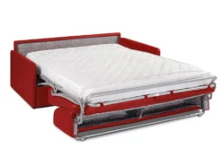 Canapé 4 Places Convertible Express En Tissu CALIFE - Rouge - Couchage 160 Cm - Matelas 18 Cm -Canapé Soldes Boutique canape 13016905
