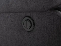 Canapé D'angle Relax électrique En Tissu LUNANO - Anthracite - Angle Droit -Canapé Soldes Boutique canape 13080939