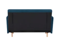 Belushi - Canapé Convertible 2 Places En Tissu (L120cm) - Couleur - Bleu -Canapé Soldes Boutique canape 13282769