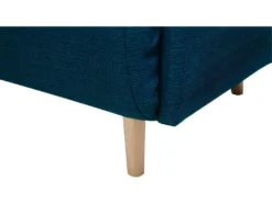 Belushi - Canapé Convertible 2 Places En Tissu (L120cm) - Couleur - Bleu -Canapé Soldes Boutique canape 13282779