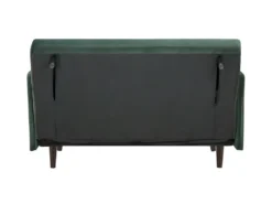 Belushi - Canapé Convertible 2 Places En Velours (L120cm) - Couleur - Vert Forêt -Canapé Soldes Boutique canape 13283087