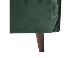 Belushi - Canapé Convertible 2 Places En Velours (L120cm) - Couleur - Vert Forêt -Canapé Soldes Boutique canape 13283093