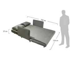 Belushi - Canapé Convertible 2 Places En Velours (L120cm) - Couleur - Vert Forêt -Canapé Soldes Boutique canape 13283097