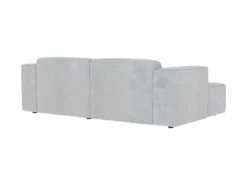 Canapé D'angle Gauche 3 Places Aska En Tissu Gris Clair Chiné -Canapé Soldes Boutique canape 13286695