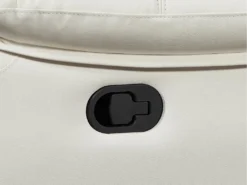 Canapé 3 Places Relax En Cuir Blanc VINETA 19 Canapé 3 Places Relax En Cuir Blanc VINETA -Canapé Soldes Boutique canape 13484531