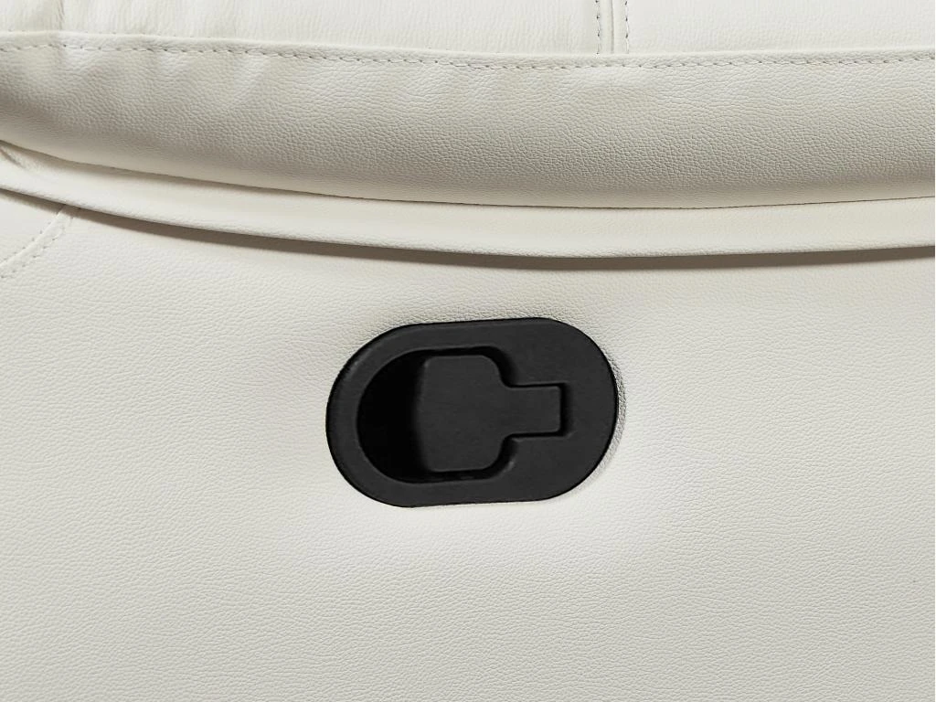 Canapé 3 Places Relax En Cuir Blanc VINETA 9 Canapé 3 Places Relax En Cuir Blanc VINETA – Image 9