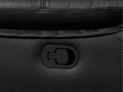 Canapé 2 Places Relax En Cuir Noir VINETA -Canapé Soldes Boutique canape 13484667