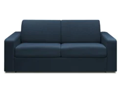 Canapé 3 Places Convertible Express En Tissu Bleu Nuit COGLIO