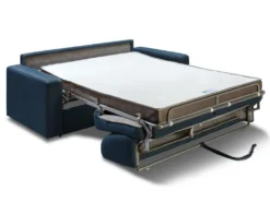 Canapé 3 Places Convertible Express En Tissu Bleu Nuit COGLIO 6 Canapé 3 Places Convertible Express En Tissu Bleu Nuit COGLIO -Canapé Soldes Boutique canape 13557101