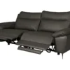 Canapé 3 Places Avec 2 Relax électriques En 100% Tout Cuir épais De Luxe Italien, PERINI, Anthracite