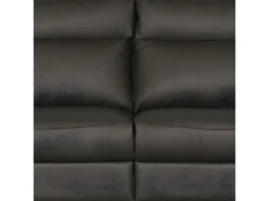 Canapé 3 Places Avec 2 Relax électriques En 100% Tout Cuir épais De Luxe Italien, PERINI, Anthracite -Canapé Soldes Boutique canape 13581053