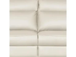 Canapé 2 Places Avec 2 Relax électriques En 100% Tout Cuir épais De Luxe Italien, PERINI, Blanc Cassé -Canapé Soldes Boutique canape 13581079