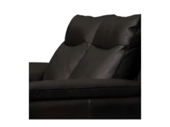 Canapé 3 Places Avec 2 Relax électriques En 100% Tout Cuir épais De Luxe Italien, PERINI, Chocolat -Canapé Soldes Boutique canape 13581089