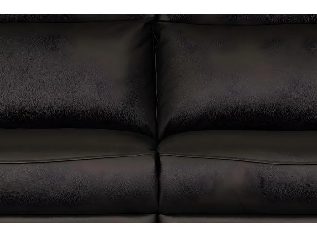 Canapé 2 Places Avec 2 Relax électriques En 100% Tout Cuir épais De Luxe Italien, PERINI, Chocolat 3 Canapé 2 Places Avec 2 Relax électriques En 100% Tout Cuir épais De Luxe Italien, PERINI, Chocolat – Image 3