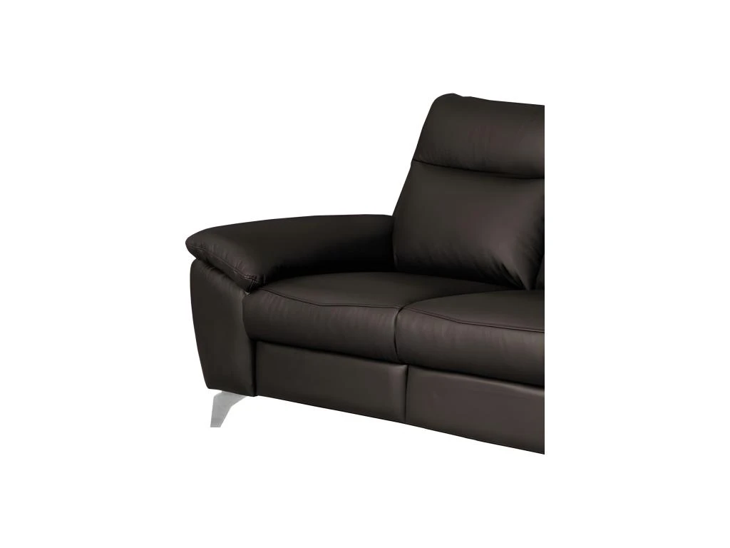 Canapé 2 Places Avec 2 Relax électriques En 100% Tout Cuir épais De Luxe Italien, PERINI, Chocolat 6 Canapé 2 Places Avec 2 Relax électriques En 100% Tout Cuir épais De Luxe Italien, PERINI, Chocolat – Image 6