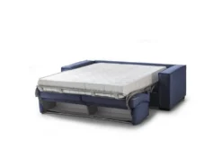 Canapé Daabbo, Grand Canapé 2 Places, 100% Made In Italy, Canapé De Salon à Ouverture Pivotante, En Tissu Matelassé, Avec Accoudoirs Standards, Cm 200x95h90, Bleu -Canapé Soldes Boutique canape 13592429