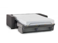 Canapé Dababo, Canapé 2 Places, 100% Made In Italy, Canapé De Salon à Ouverture Pivotante, En Tissu Matelassé, Avec Accoudoirs Fins, Cm 160x95h90, Gris Et Anthracite -Canapé Soldes Boutique canape 13592525