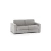 Canapé Daaze, Canapé 2 Places, 100% Made In Italy, Canapé De Salon à Ouverture Pivotante, En Tissu Matelassé, Avec Accoudoirs Standards, Cm 180x95h90, Gris