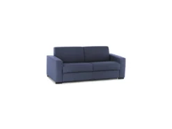 Canapé Daaze, Canapé 2 Places, 100% Made In Italy, Canapé De Salon à Ouverture Pivotante, En Tissu Matelassé, Avec Accoudoirs Standards, Cm 180x95h90, Bleu