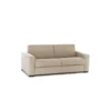 Canapé Dabaidy, Canapé 3 Places, 100% Made In Italy, Canapé De Salon à Ouverture Pivotante, En Tissu Matelassé, Avec Accoudoirs Standards, Cm 220x95h90, Beige