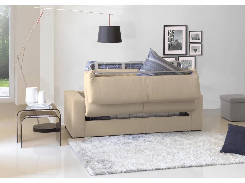 Canapé Dabaidy, Canapé 3 Places, 100% Made In Italy, Canapé De Salon à Ouverture Pivotante, En Tissu Matelassé, Avec Accoudoirs Standards, Cm 220x95h90, Beige 5 Canapé Dabaidy, Canapé 3 Places, 100% Made In Italy, Canapé De Salon à Ouverture Pivotante, En Tissu Matelassé, Avec Accoudoirs Standards, Cm 220x95h90, Beige – Image 5