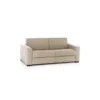 Canapé Dabagn, Grand Canapé 2 Places, 100% Made In Italy, Canapé De Salon à Ouverture Pivotante, En Tissu Matelassé, Avec Accoudoirs Standards, Cm 200x95h90, Beige