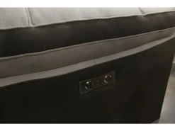 Canapé Relaxation 2,5 Places Motorisé En Tissu Bicolore Beige - CLARA -Canapé Soldes Boutique canape 13607579