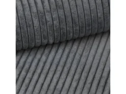 Canapé D'angle Réversible Et Convertible 3 Places Avec Coffre Isaac Mini Velours Côtelé Gris -Canapé Soldes Boutique canape 13614169