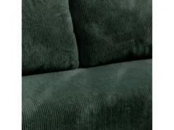 Canapé D'angle Réversible Et Convertible 3 Places Avec Coffre Robin Velours Côtelé Vert Sapin -Canapé Soldes Boutique canape 13614175