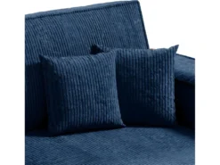 Canapé D'angle Réversible Et Convertible 3 Places Avec Coffre Isaac Mini Velours Côtelé Bleu 8 Canapé D'angle Réversible Et Convertible 3 Places Avec Coffre Isaac Mini Velours Côtelé Bleu -Canapé Soldes Boutique canape 13614187