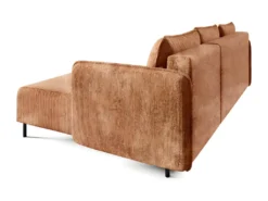 Canapé D'angle Réversible Et Convertible 3 Places Avec Coffre Robin Velours Côtelé Orange Brique 8 Canapé D'angle Réversible Et Convertible 3 Places Avec Coffre Robin Velours Côtelé Orange Brique -Canapé Soldes Boutique canape 13614277