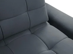 Canapé D'angle Droit Convertible En Velours Gris Anthracite OVADA -Canapé Soldes Boutique canape 13618217