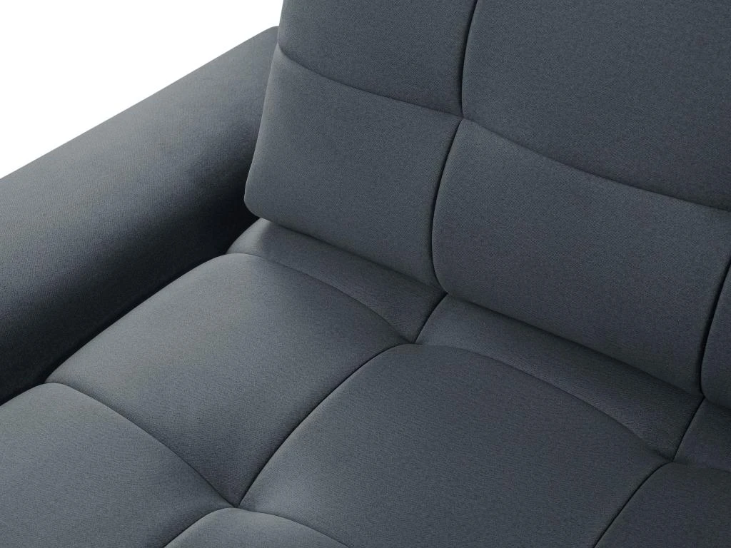 Canapé D'angle Gauche Convertible En Velours Gris Anthracite OVADA 6 Canapé D'angle Gauche Convertible En Velours Gris Anthracite OVADA – Image 6