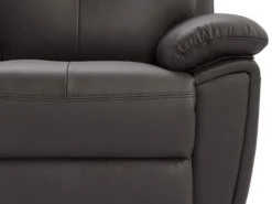 Canapé 2 Places Relax En Cuir Marron VINETA -Canapé Soldes Boutique canape 13622017