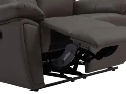 Canapé 2 Places Relax En Cuir Marron VINETA -Canapé Soldes Boutique canape 13622031