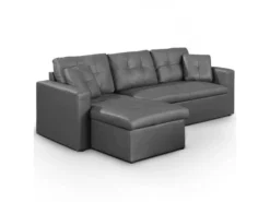 Canapé D'angle Convertible Toledo Gris