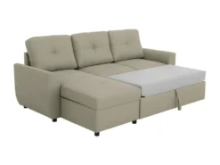 Canapé D'angle Convertible Réversible 5 Places - Tissu Malmo Sable - FOLK 7 Canapé D'angle Convertible Réversible 5 Places - Tissu Malmo Sable - FOLK -Canapé Soldes Boutique canape 13903651