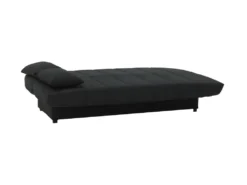 Banquette Clic Clac 3 Places - Tissu Noir - Slyle Contemporain - MILA -Canapé Soldes Boutique canape 13962683