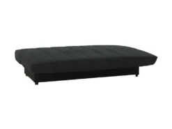 Banquette Clic Clac 3 Places - Tissu Noir - Slyle Contemporain - MILA -Canapé Soldes Boutique canape 13962685